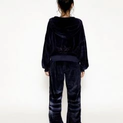 Peace Of Reign Velour Hoodie Crop HOODIES