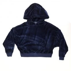 Peace Of Reign Velour Hoodie Crop HOODIES