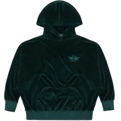 Peace Of Reign HOODIES Green BF Velour Hoodie