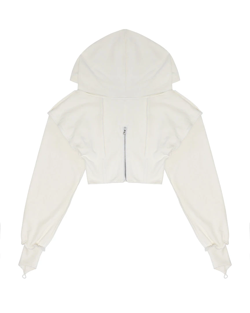 Ariel X Boys Lie I Like Your Shape Cropped Corset Hoodie 8 Ariel X Boys Lie I Like Your Shape Cropped Corset Hoodie