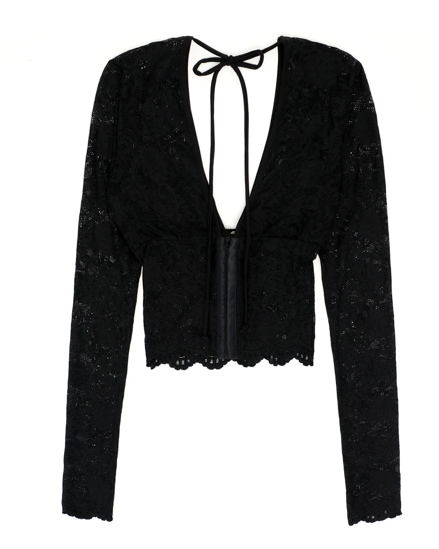 Peace Of Reign TOPS Take The Plunge Long Sleeve Top 11 Peace Of Reign TOPS Take The Plunge Long Sleeve Top