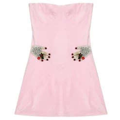 Peace Of Reign Handsy Velour Corset Dress NEW ARRIVALS