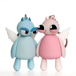 Boys Lie Angry Angus Keychain