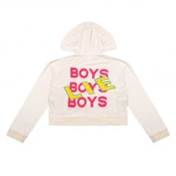 Boys Lie NEW ARRIVALS Cream Puff Terry Hoodie