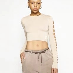 Ariel X Boys Lie See Through You Camel Long Sleeve