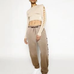 Ariel X Boys Lie Wish Away Mocha Snap Pant PANTS
