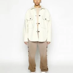 Ariel X Boys Lie OUTERWEAR Wrapped In Your Lies Sherpa Button Jacket