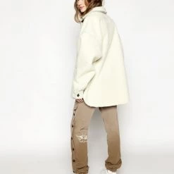 Ariel X Boys Lie OUTERWEAR Wrapped In Your Lies Sherpa Button Jacket