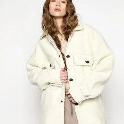 Ariel X Boys Lie OUTERWEAR Wrapped In Your Lies Sherpa Button Jacket