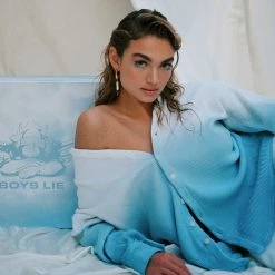 Peace Of Reign Waffle Button Down TOPS