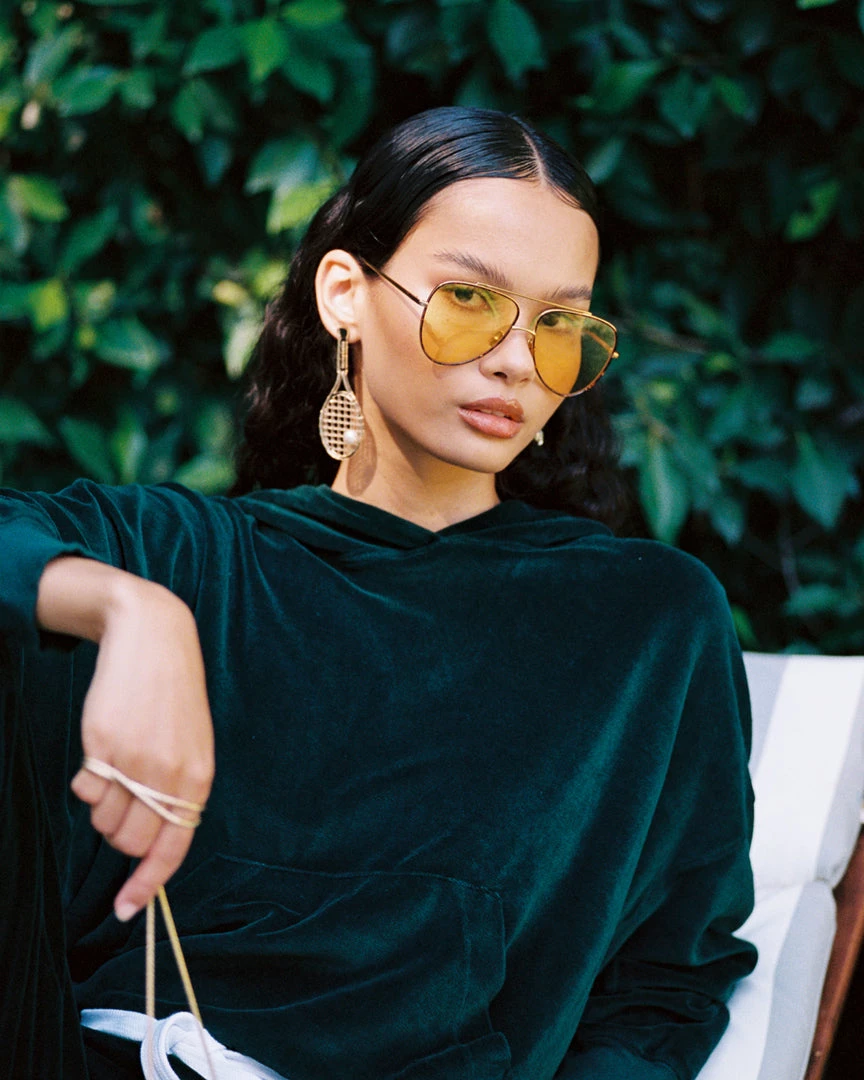 Peace Of Reign Green Velour Cropped Hoodie 4 Peace Of Reign Green Velour Cropped Hoodie