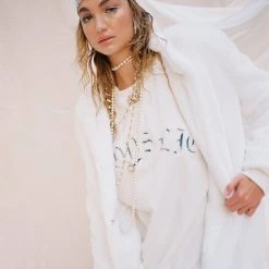 Peace Of Reign Plaid Crewneck