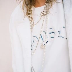 Peace Of Reign Plaid Crewneck