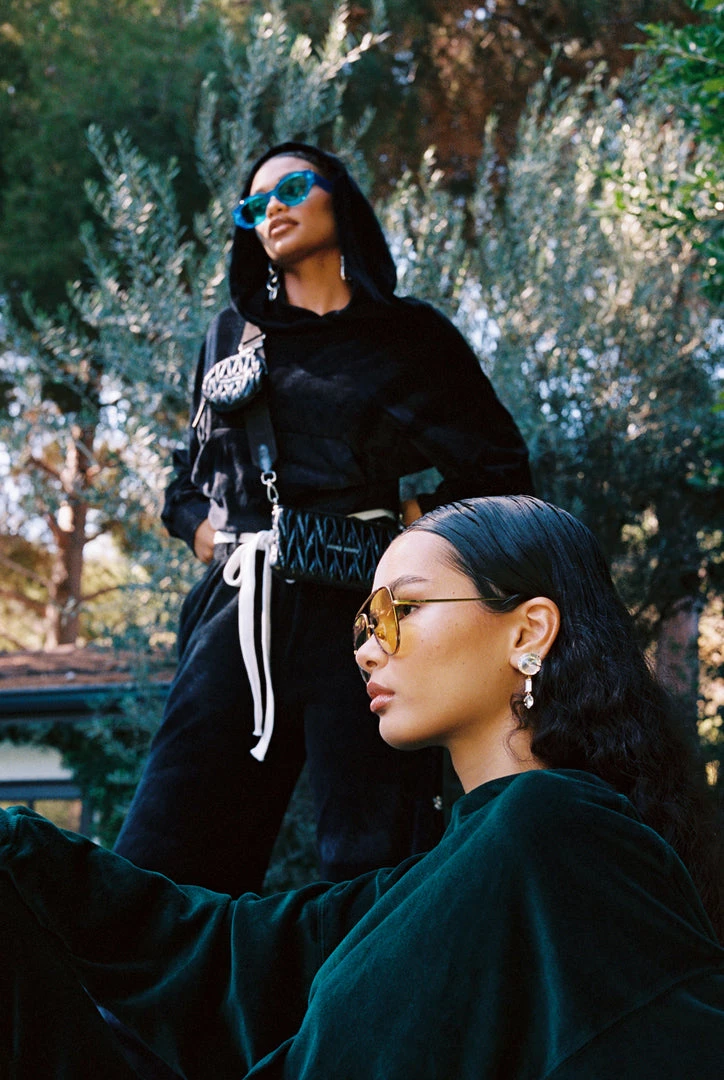 Peace Of Reign Green Velour Cropped Hoodie 6 Peace Of Reign Green Velour Cropped Hoodie