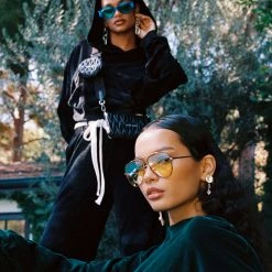 Peace Of Reign Green Velour Cropped Hoodie 15 Peace Of Reign Green Velour Cropped Hoodie