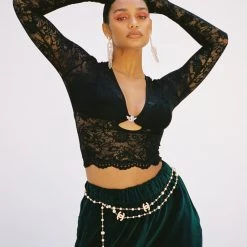 Peace Of Reign TOPS Take The Plunge Long Sleeve Top 17 Peace Of Reign TOPS Take The Plunge Long Sleeve Top